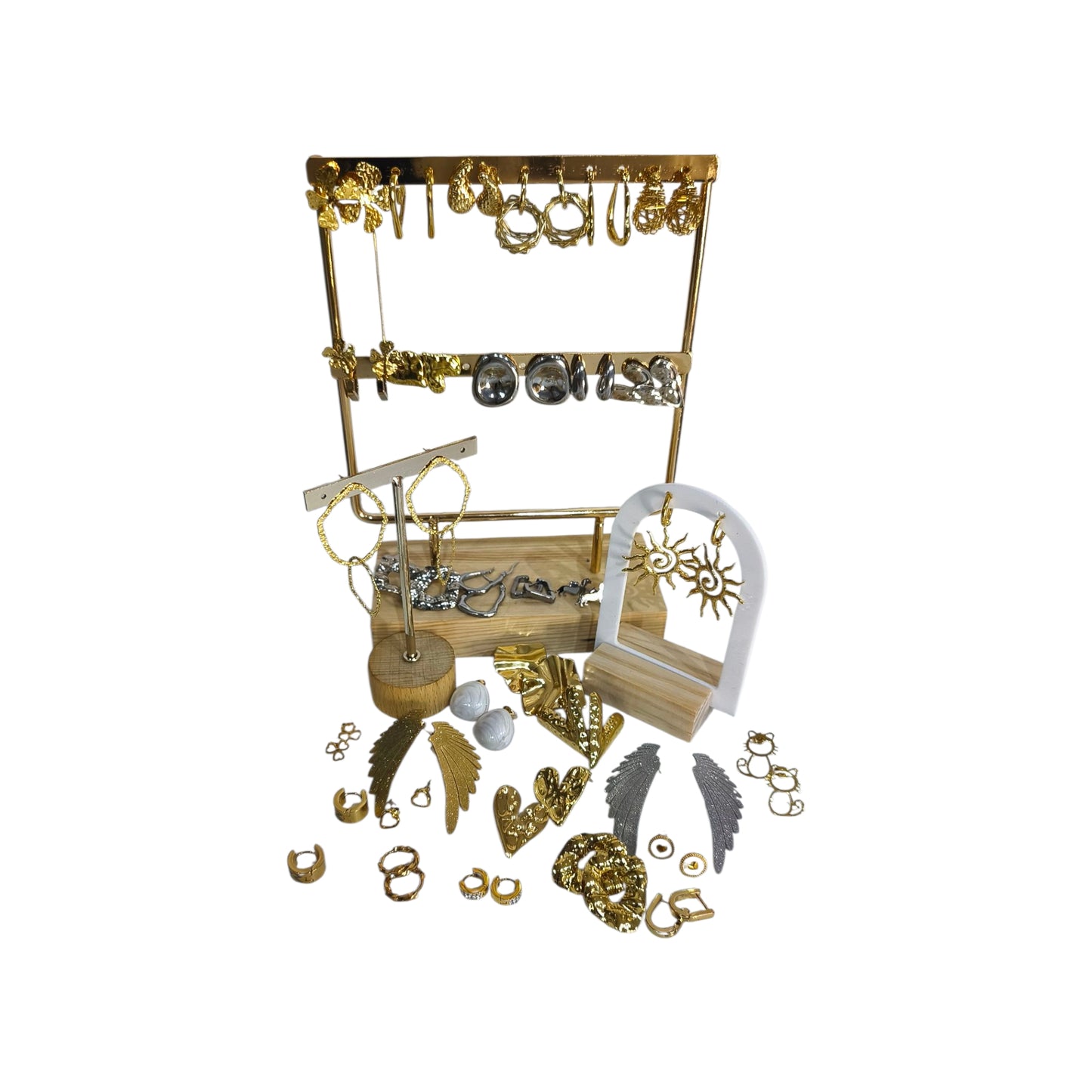 PENDIENTES ACERO LOVE