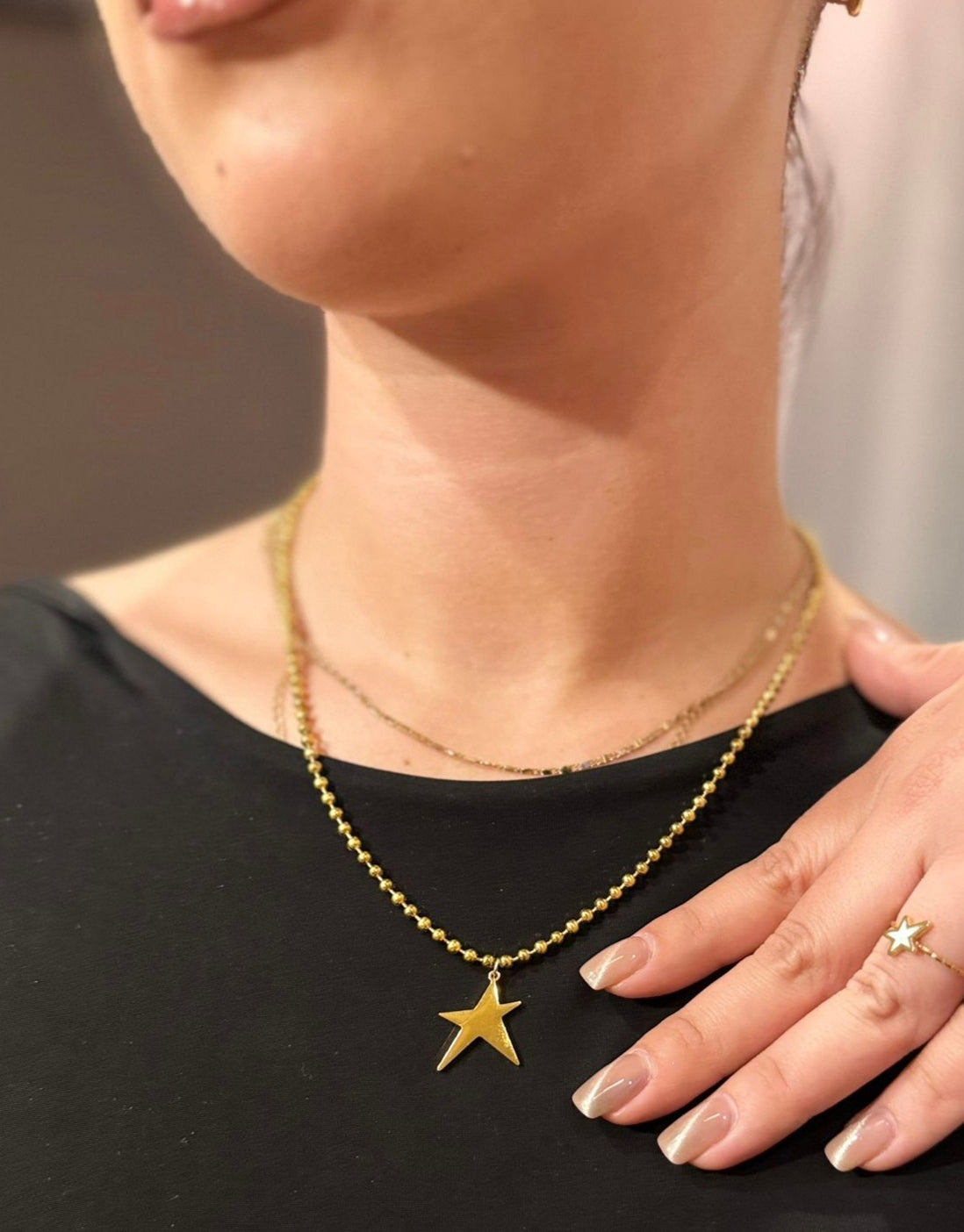 COLLAR GOLD STAR