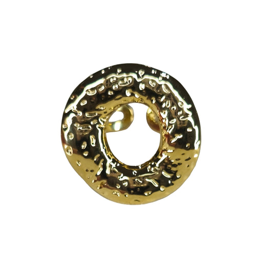 ANILLO CIRCULAR DORADO