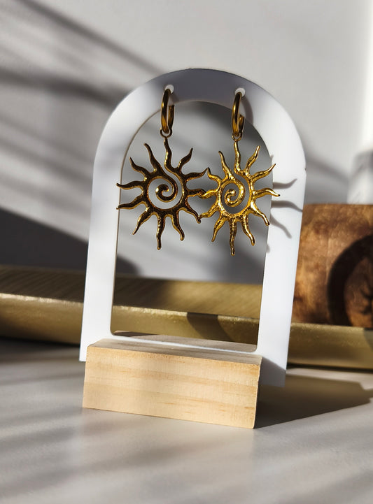 Pendientes Aro Sol Astral