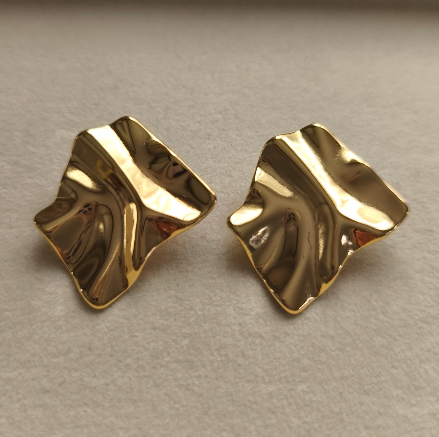 PENDIENTES  GALA ACERO GOLD