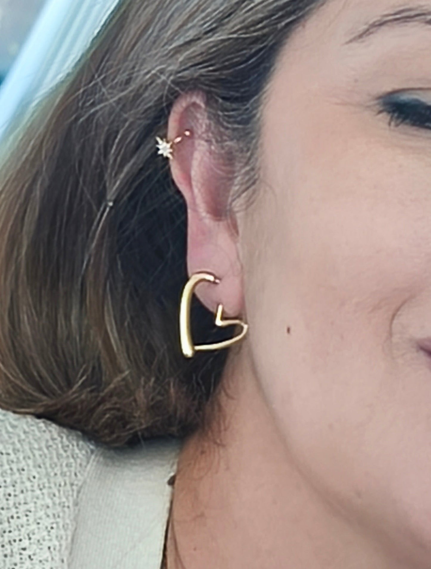 PENDIENTES ACERO LOVE