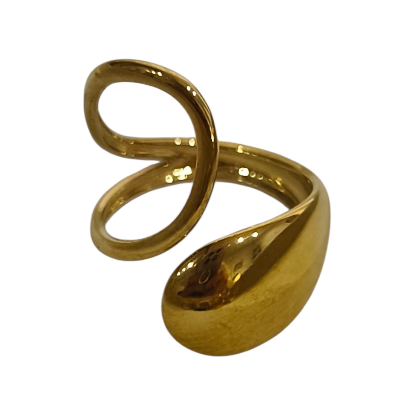 ANILLO STEEL GOLD
