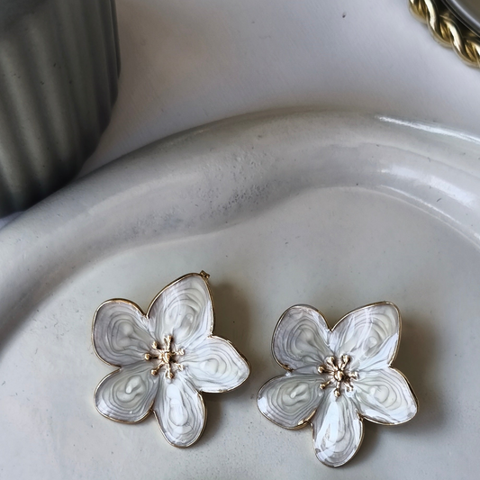 PENDIENTES FLOR DE NÁCAR