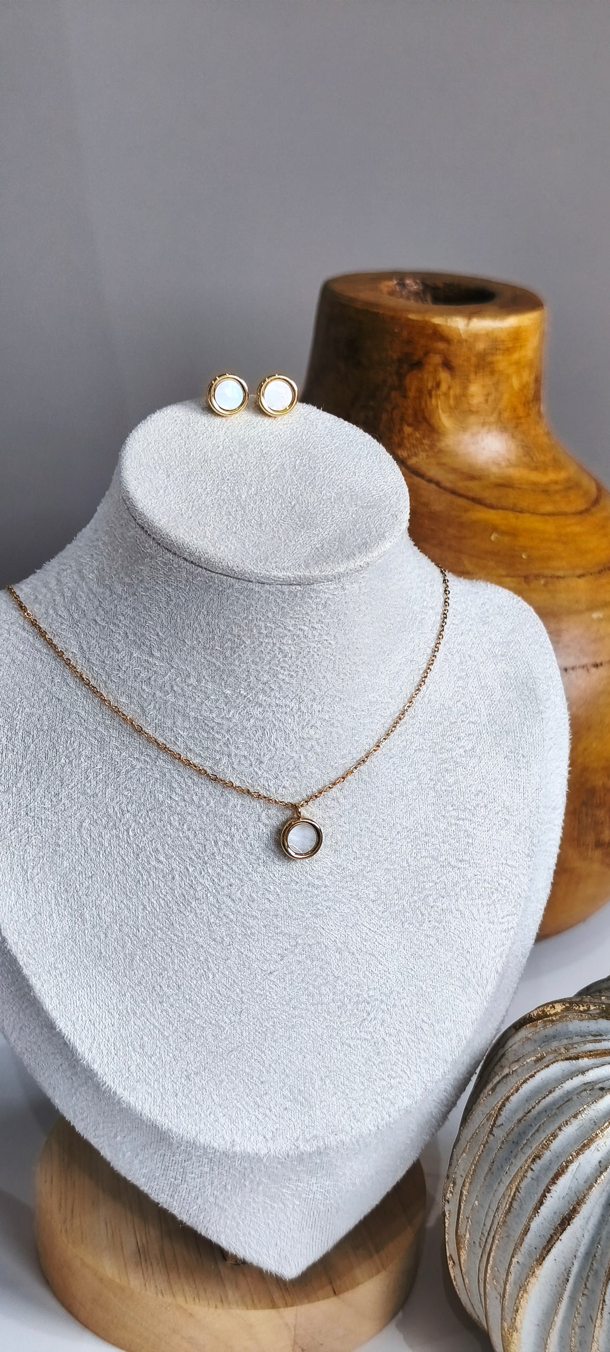 Collar Circle Nácar