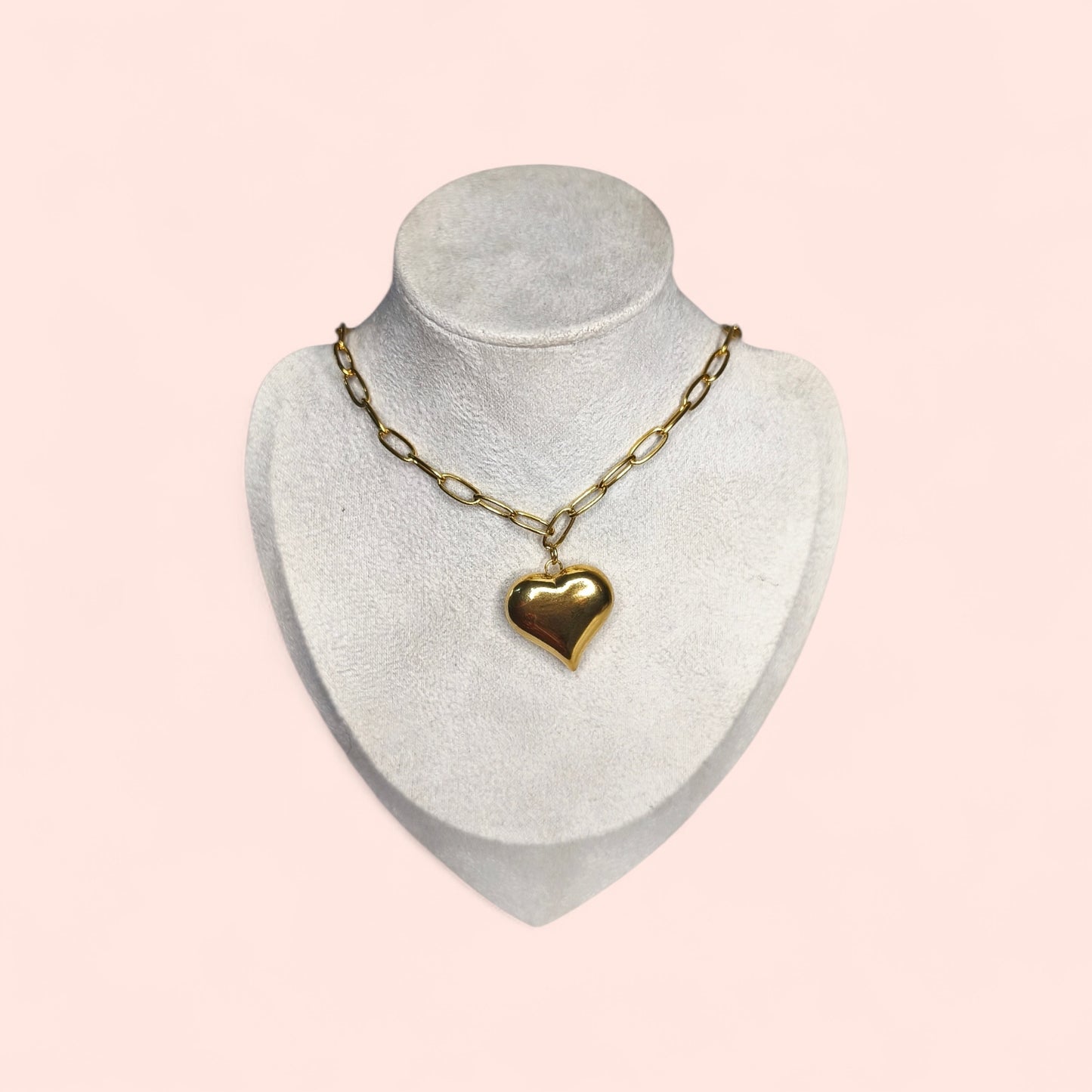 COLLAR CORAZÓN STEEL
